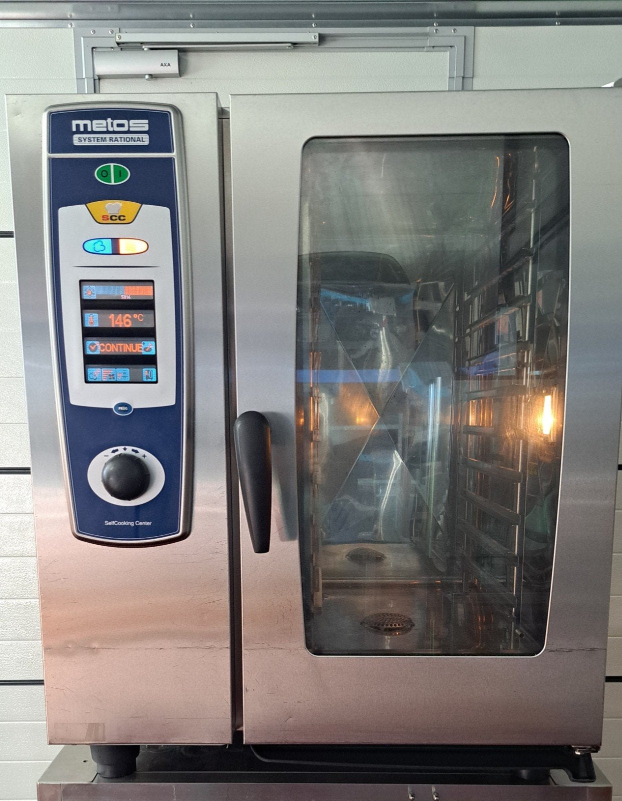 Rational/Metos SCC 10 plaats elektra steamer  9 /18 kw, Ophalen, Gebruikt, Ovens, Magnetrons en Steamers