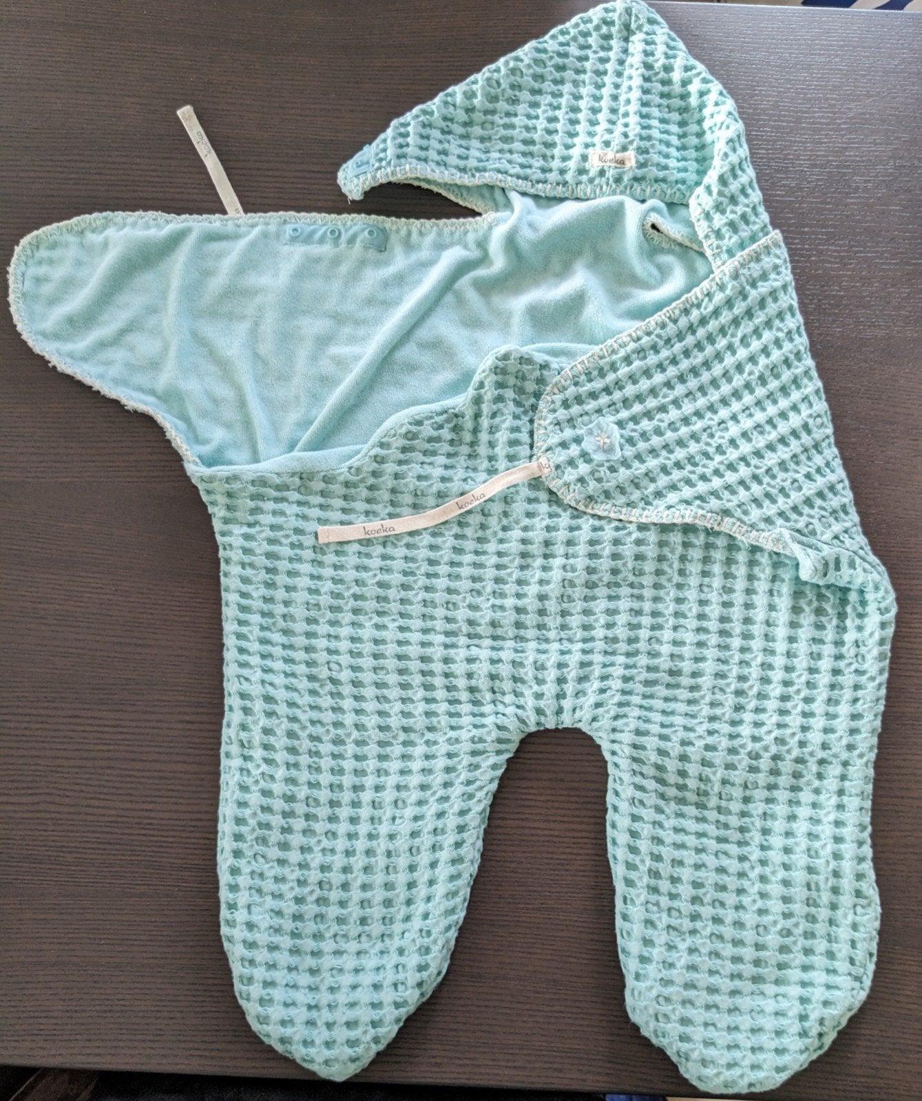 Koeka wrapper - Omslagdoek - mintgroen, Groen, Gebruikt, Koeka, Ophalen of Verzenden