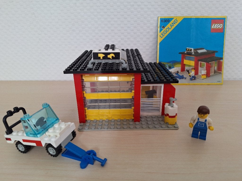 * Lego Legoland: 6369 Garage, Autowekplaats, Workshop *, Compleet, Gebruikt, Lego, Ophalen of Verzenden