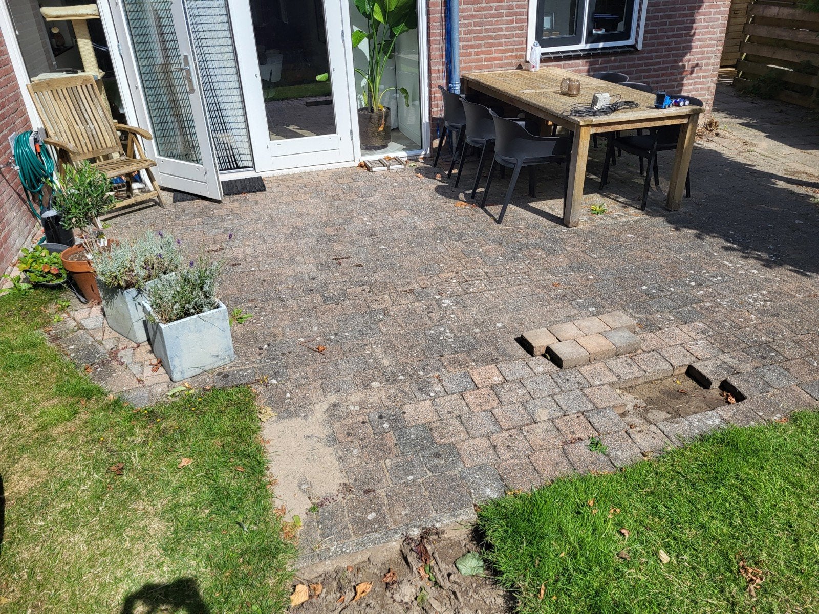 koppelstones GRATIS ongeveer 22m2, Ophalen, Gebruikt, 10 m² of meer, Beton