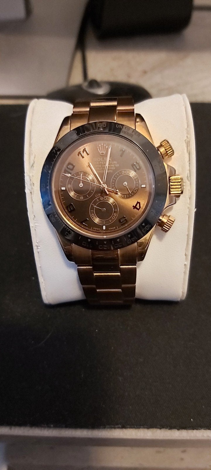 Rolex Daytona Cosmograph rosé goud, Verzenden, Zo goed als nieuw, Overige materialen, Rolex