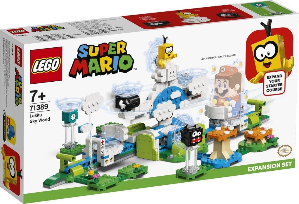 LEGO 71389 - Super Mario Lakitu's wolkenwereld, Overige thema's, Lego, Inclusief instructies, Ophalen of Verzenden