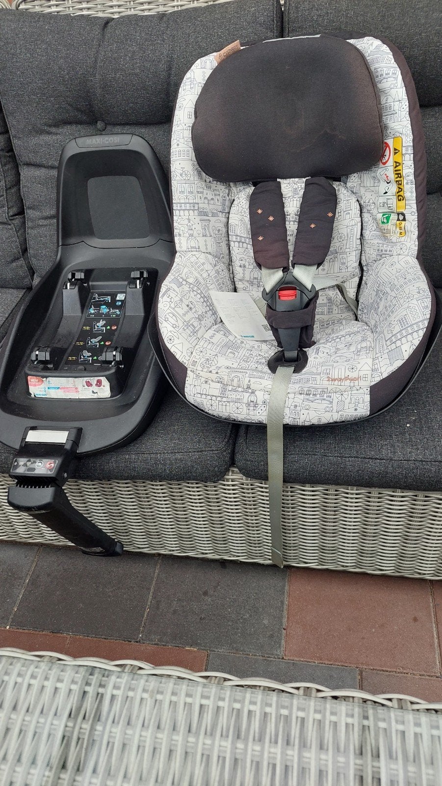 maxicosi 2 way pearl, Ophalen, Gebruikt, 9 t/m 18 kg, Isofix