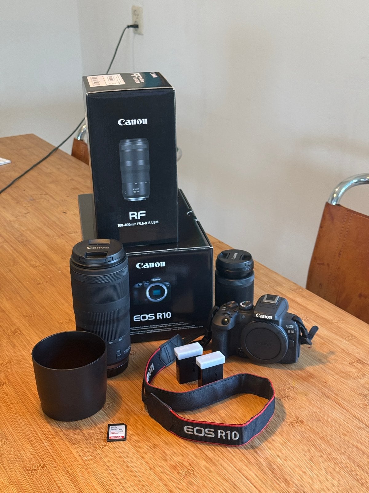 Complete set Canon EOS R10 met RF18-150 / RF100-400, Ophalen of Verzenden, Zo goed als nieuw, Canon, 8 keer of meer