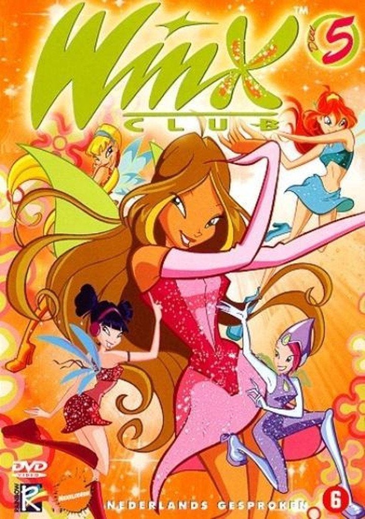 Winx Club - Deel 5 (DVD), Cd's en Dvd's, Gebruikt, Animatie, Tv-serie, Vanaf 6 jaar