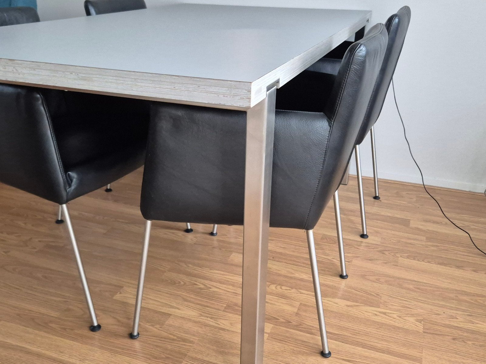 Eethoek Bert plantagie Label tiba design stoelen, Ophalen, Gebruikt, Arco, 4 tot 6 stoelen
