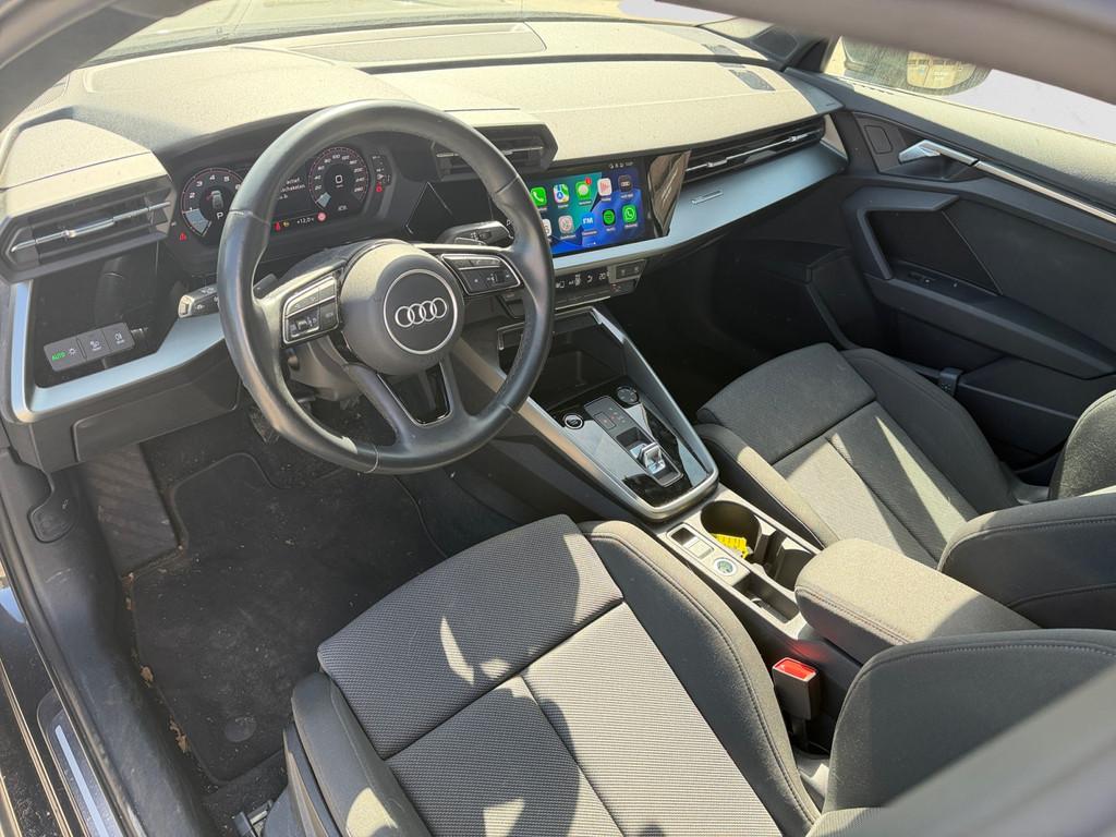 Audi A3 Sportback 30 TFSI Business edition Carplay, Android, Auto's, Stof, Gebruikt, Met garantie (alle), 23 km/l