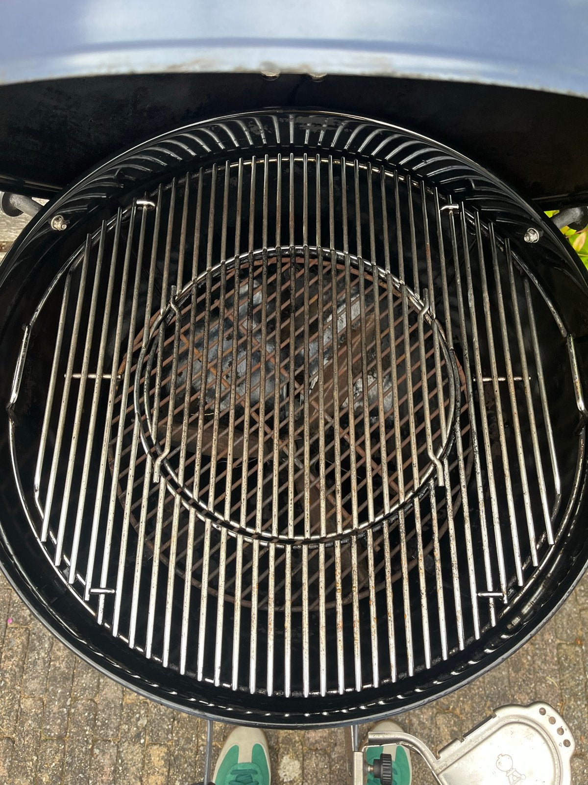 Weber Master-Touch GBS Houtskoolbarbecue - Grijs, Ophalen, Gebruikt, Met accessoires