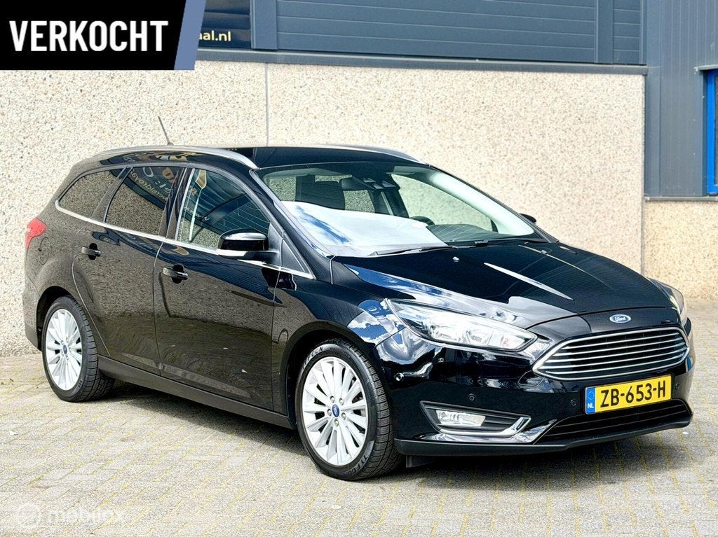 Dikke Ford Focus Wagon 1.0 Titanium*BOMVOL*, 125 pk, Gebruikt, Euro 6, Start-stop-systeem