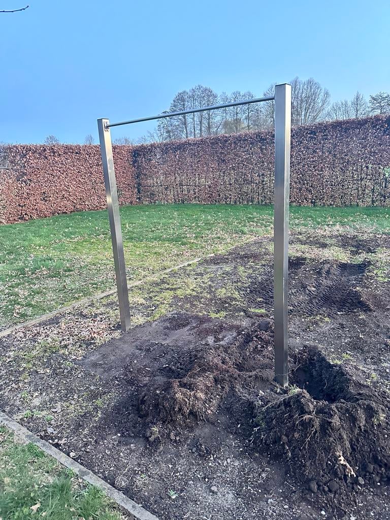RVS Pull-up Bar – Fitness voor buiten, Ophalen, Gebruikt, Armen, Oprekstang