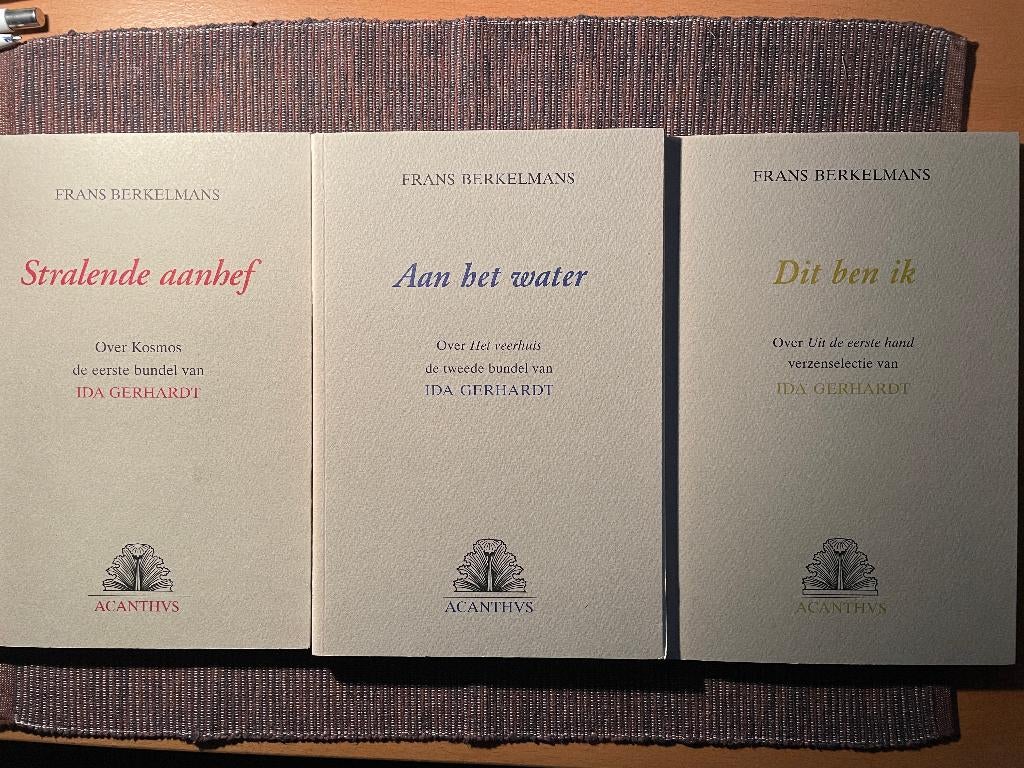 Frans Berkelmans Ida Gerhardt 3 boekjes nr. 1, 2 en 3 nieuw, Frans Berkelmans, Nieuw, Ophalen of Verzenden, Eén auteur