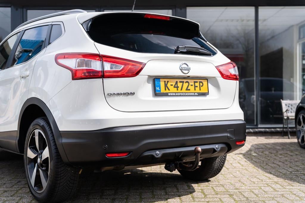 Nissan Qashqai 1.6 Tekna Trekhaak Stoelvw 360 Panoramadak, Auto's, Voorwielaandrijving, 1618 cc, Euro 6, 4 cilinders