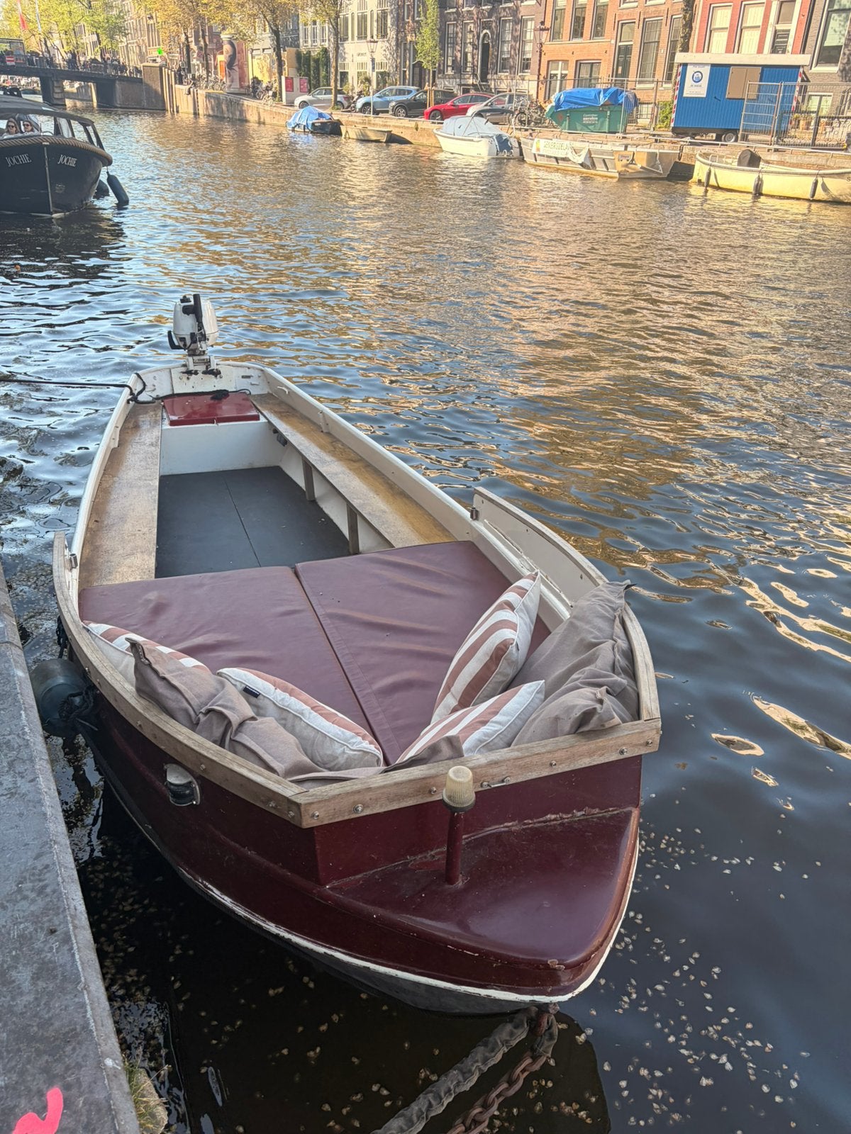 Grachtensloep (4.2 meter incl. 6pk buitenboordmotor), Ophalen of Verzenden, Zo goed als nieuw, Motor en Techniek, Motorboot