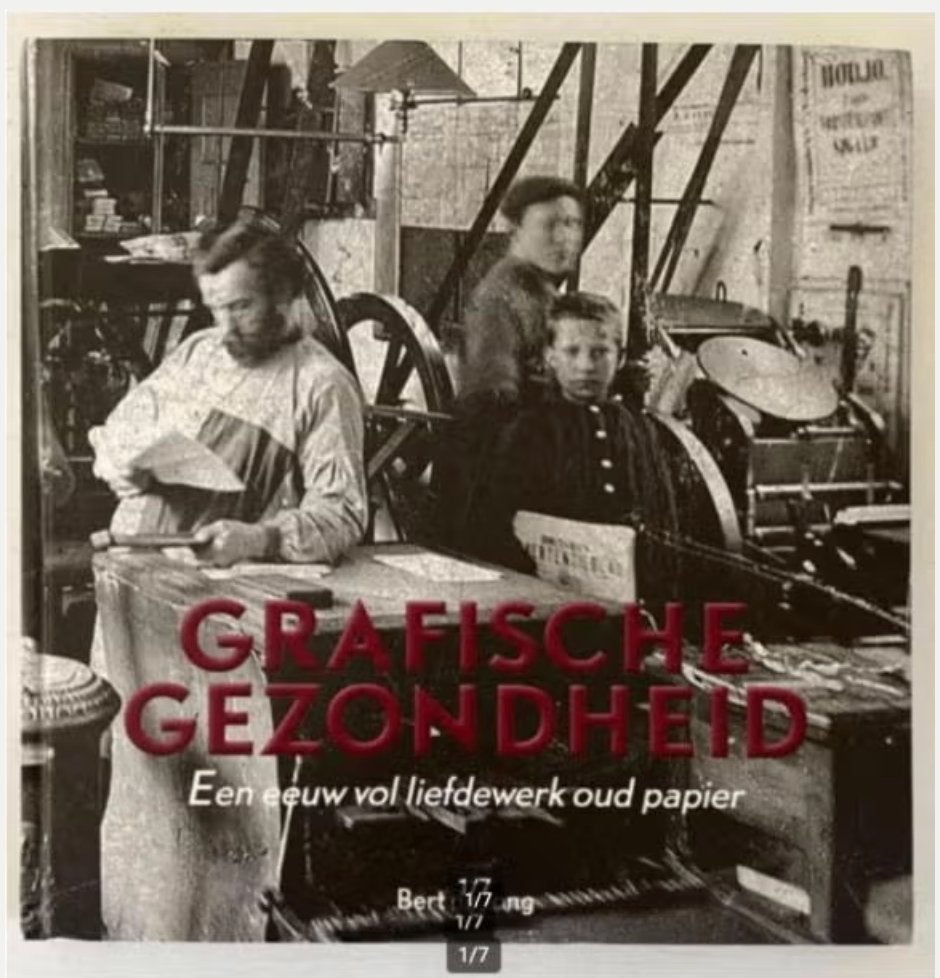 Grafische gezondheid - Een eeuw vol liefdewerk oud papier, Ophalen of Verzenden, 20e eeuw of later, Zo goed als nieuw