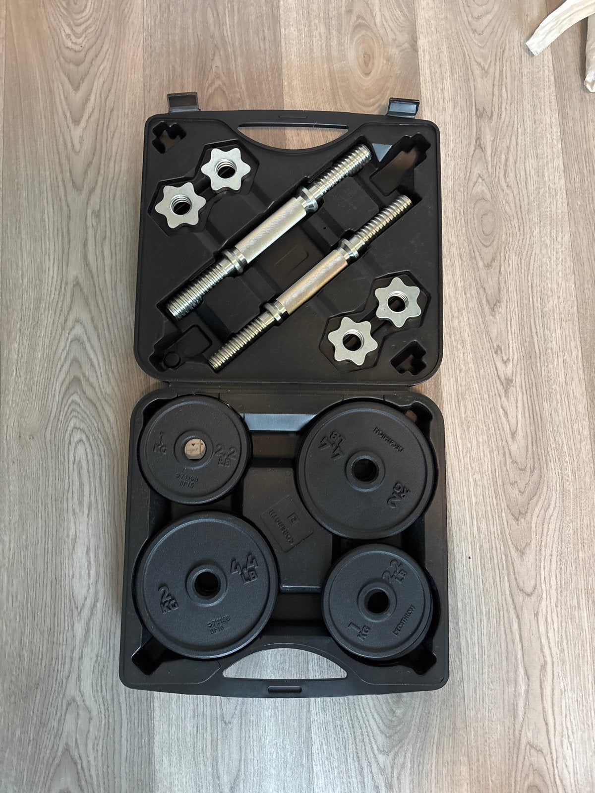 Decathlon Halterset 20 kg, Ophalen, Gebruikt, Armen, Halterset