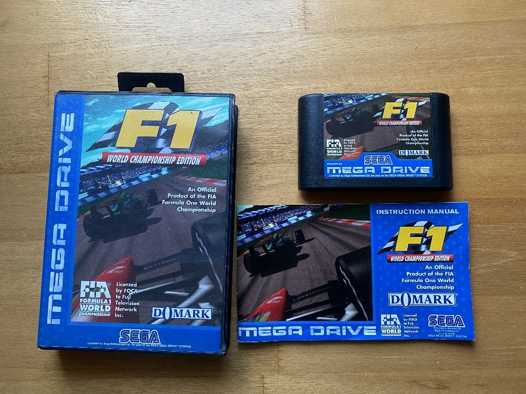 F1 world champion edition sega mega drive, 1 speler, Racen en Vliegen, Ophalen of Verzenden, Zo goed als nieuw