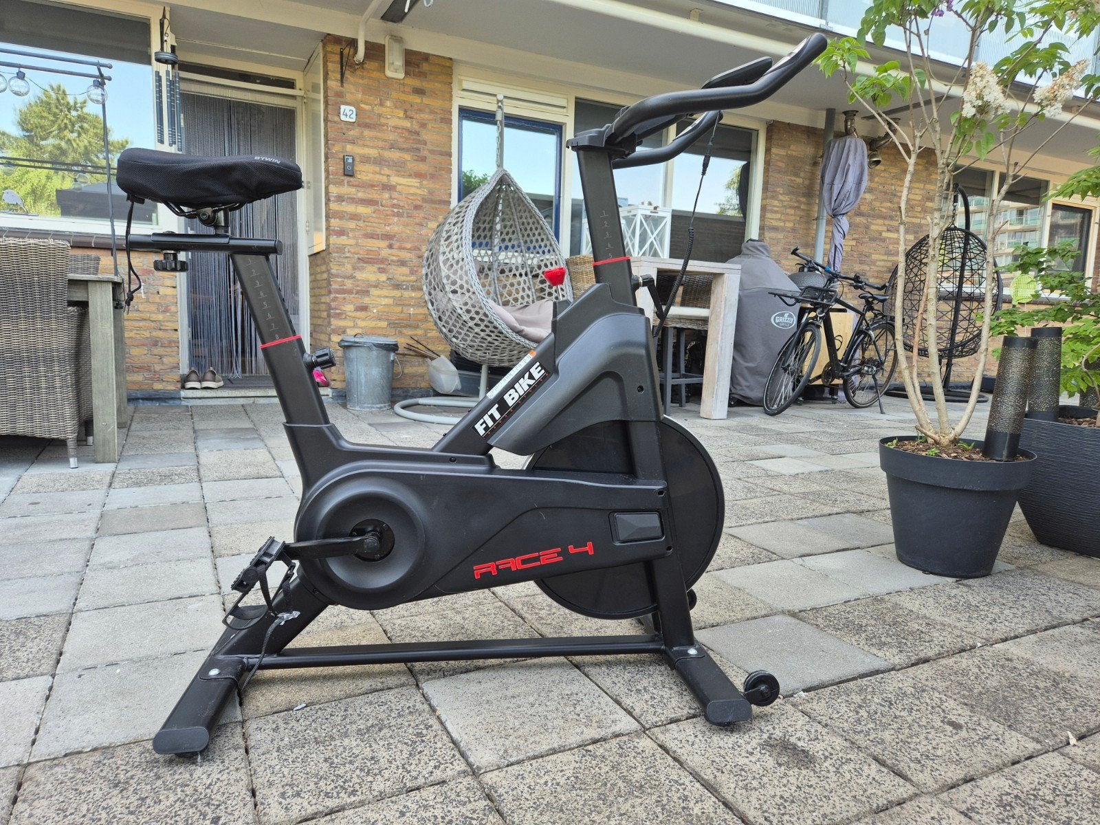 Fit Bike Race 4 Spinningfiets - Zo goed als nieuw, Sport en Fitness, Ophalen, Zo goed als nieuw, Spinningfiets