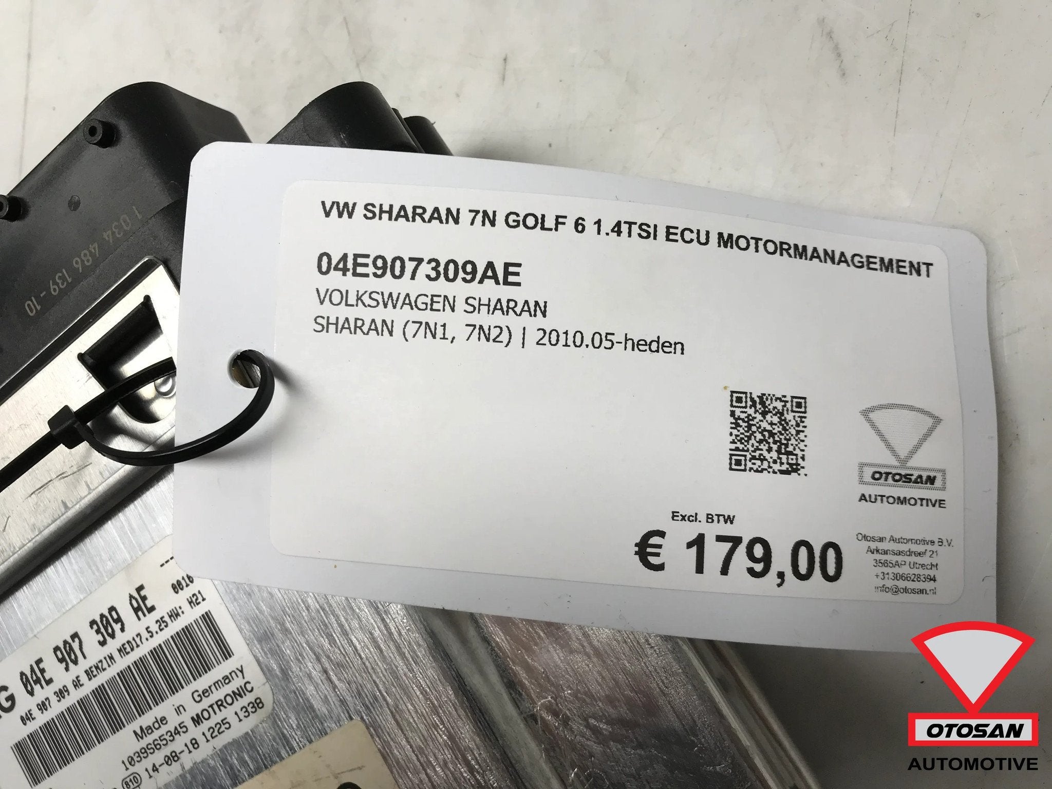 VW Sharan 7N Golf 6 1.4TSI ECU Motormanagement 04E907309AE, Gebruikt, Volkswagen, Volkswagen AG, Berliner Ring 2
38440  Wolfsburg, DE