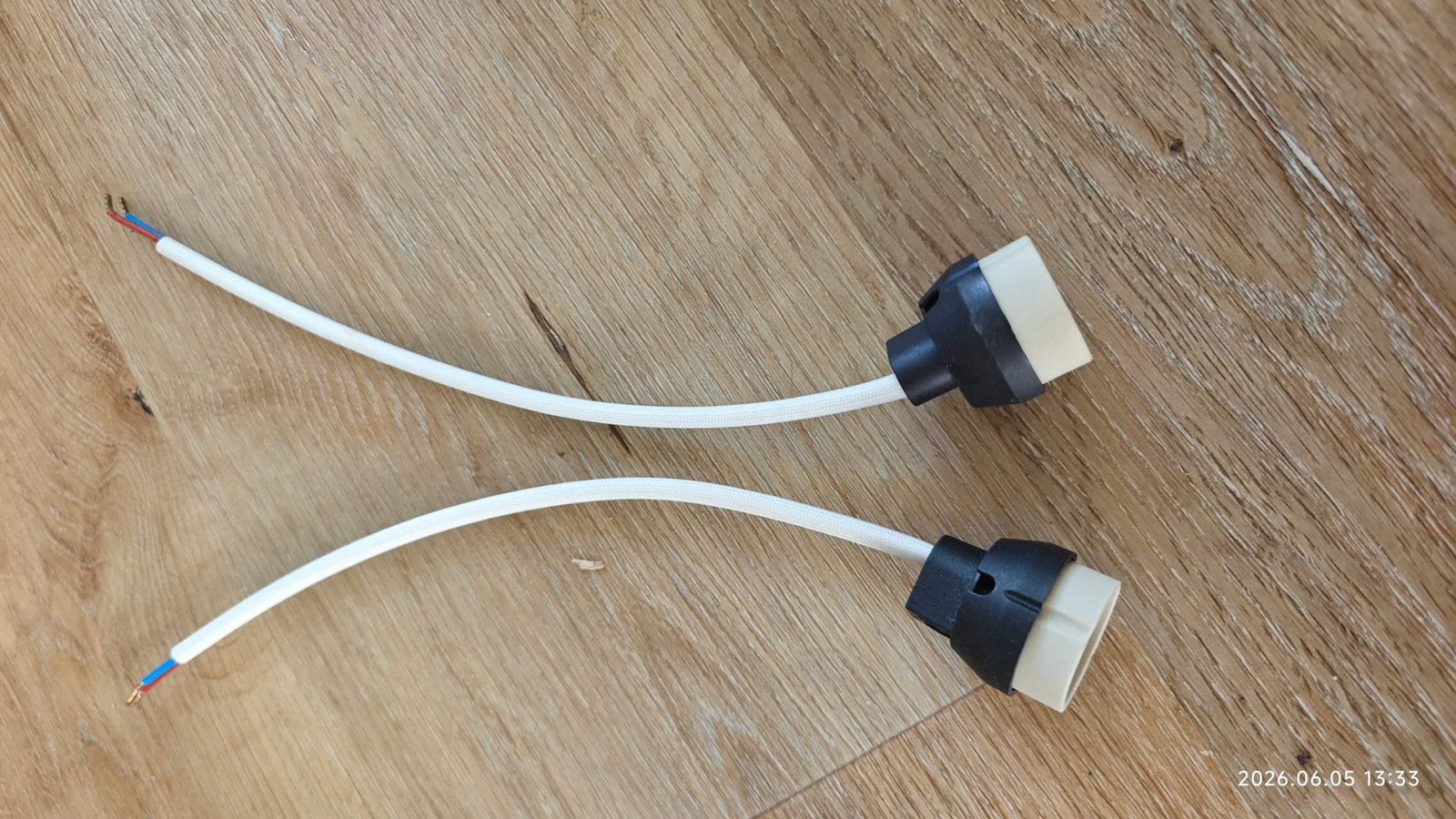 2x G4 Lampfitting met Kabel from praxis, Ophalen, Nieuw