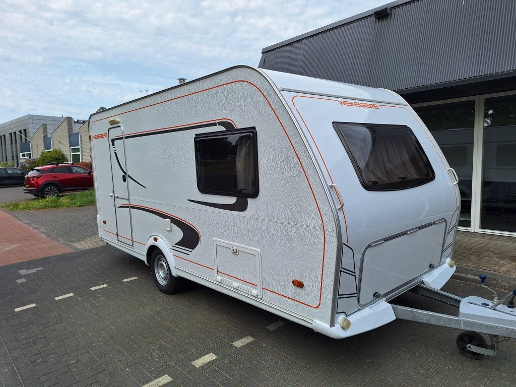 Weinsberg CaraOne 420 QD MOVER EN VOORTENT, Caravans en Kamperen, Caravans, Overige merken, Bedrijf, 750 - 1000 kg, 4 tot 5 meter