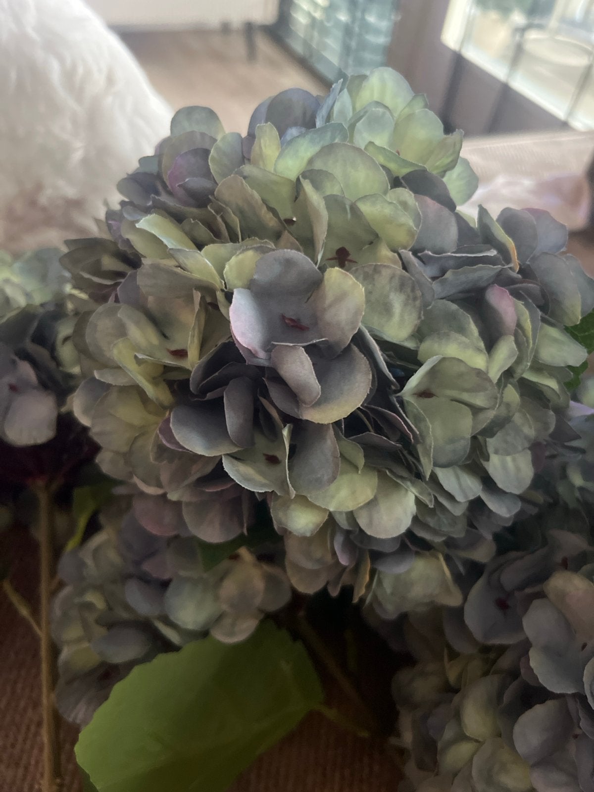 8x Prachtige Kunst Hortensia Takken - Zo Goed als Nieuw, Ophalen, Binnen, Textiel, Zo goed als nieuw