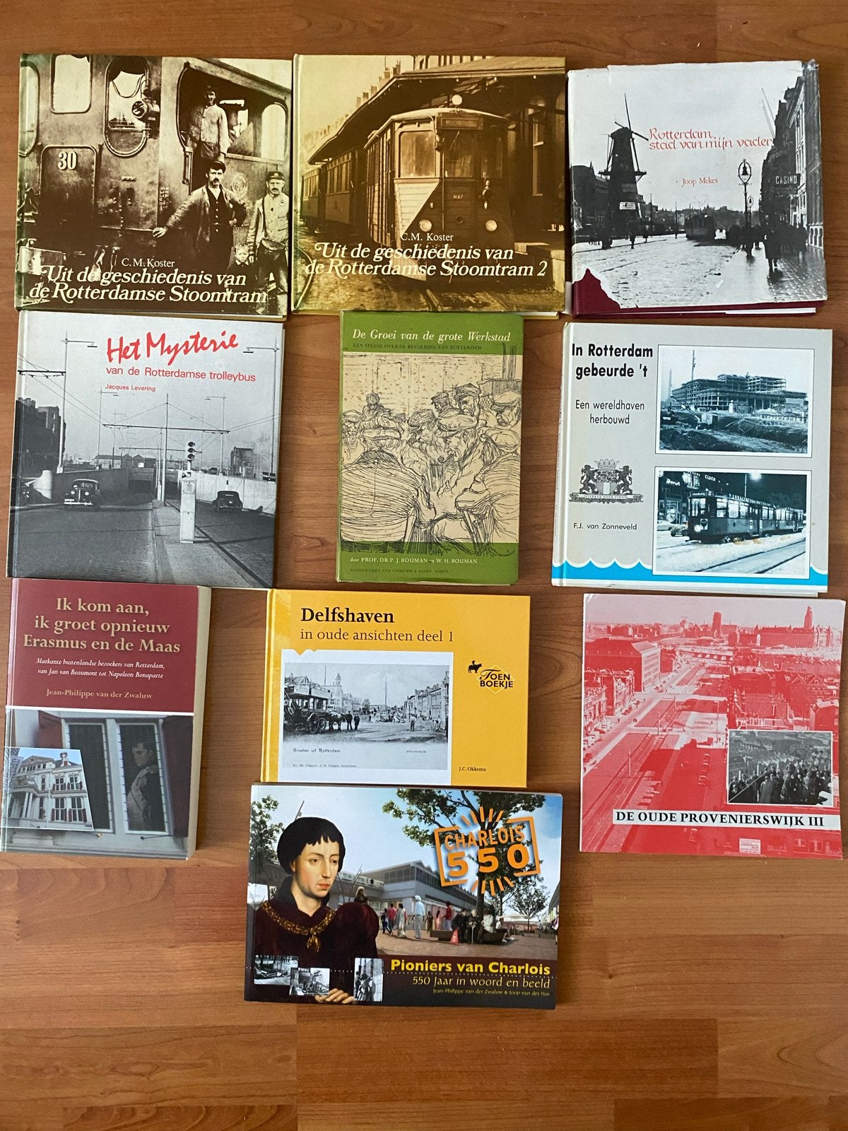 10 Boeken over Rotterdam en omstreken, Boeken, Ophalen of Verzenden, 20e eeuw of later, Gelezen