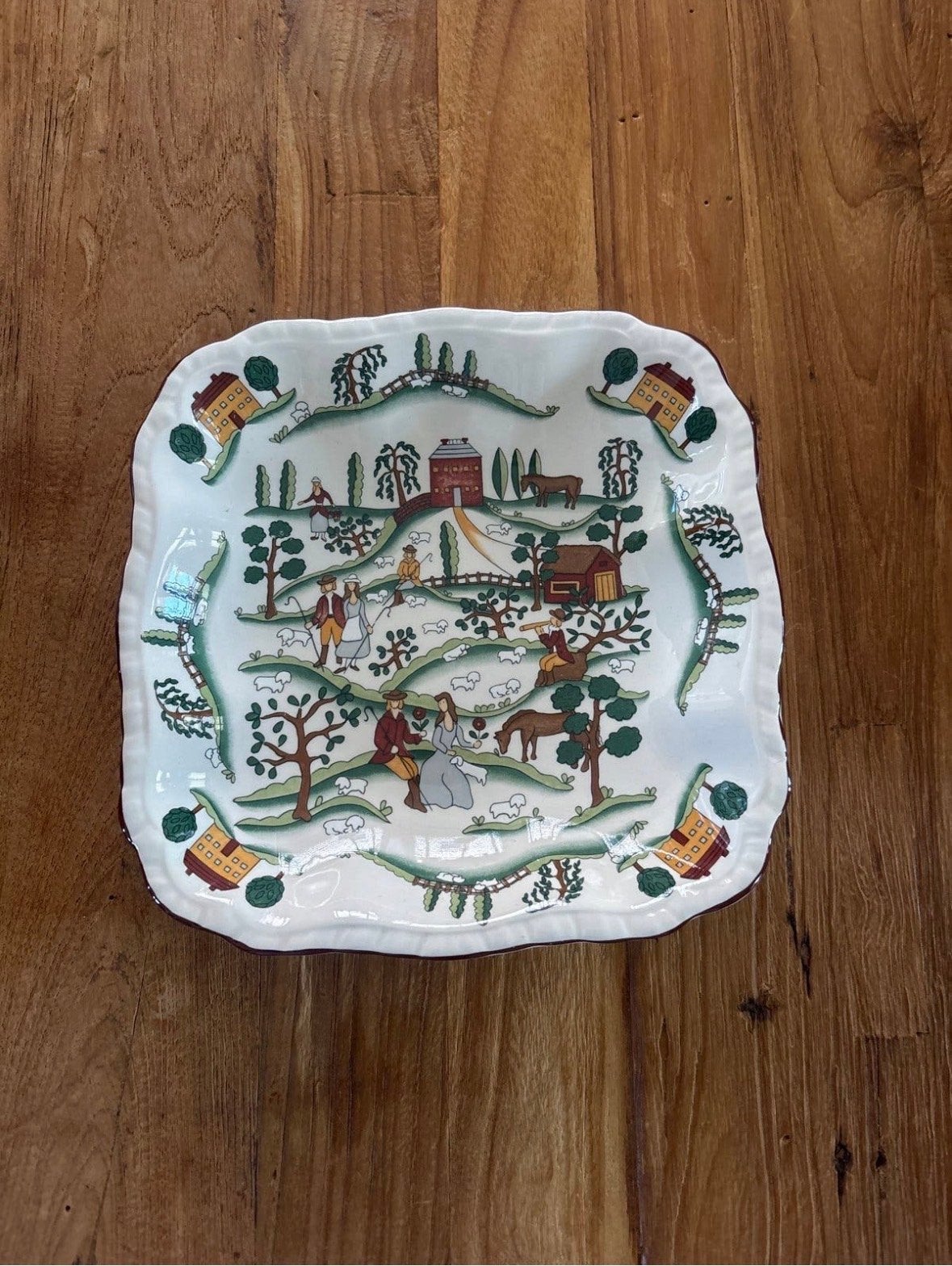 Mason's Ironstone Country Lane Schaal, Antiek en Kunst, Ophalen of Verzenden