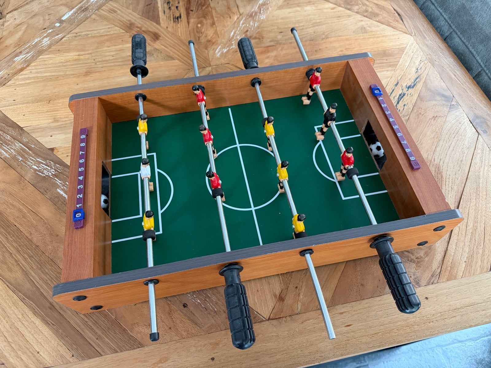 Tafelvoetbalspel - Compact en Draagbaar, Ophalen, Gebruikt