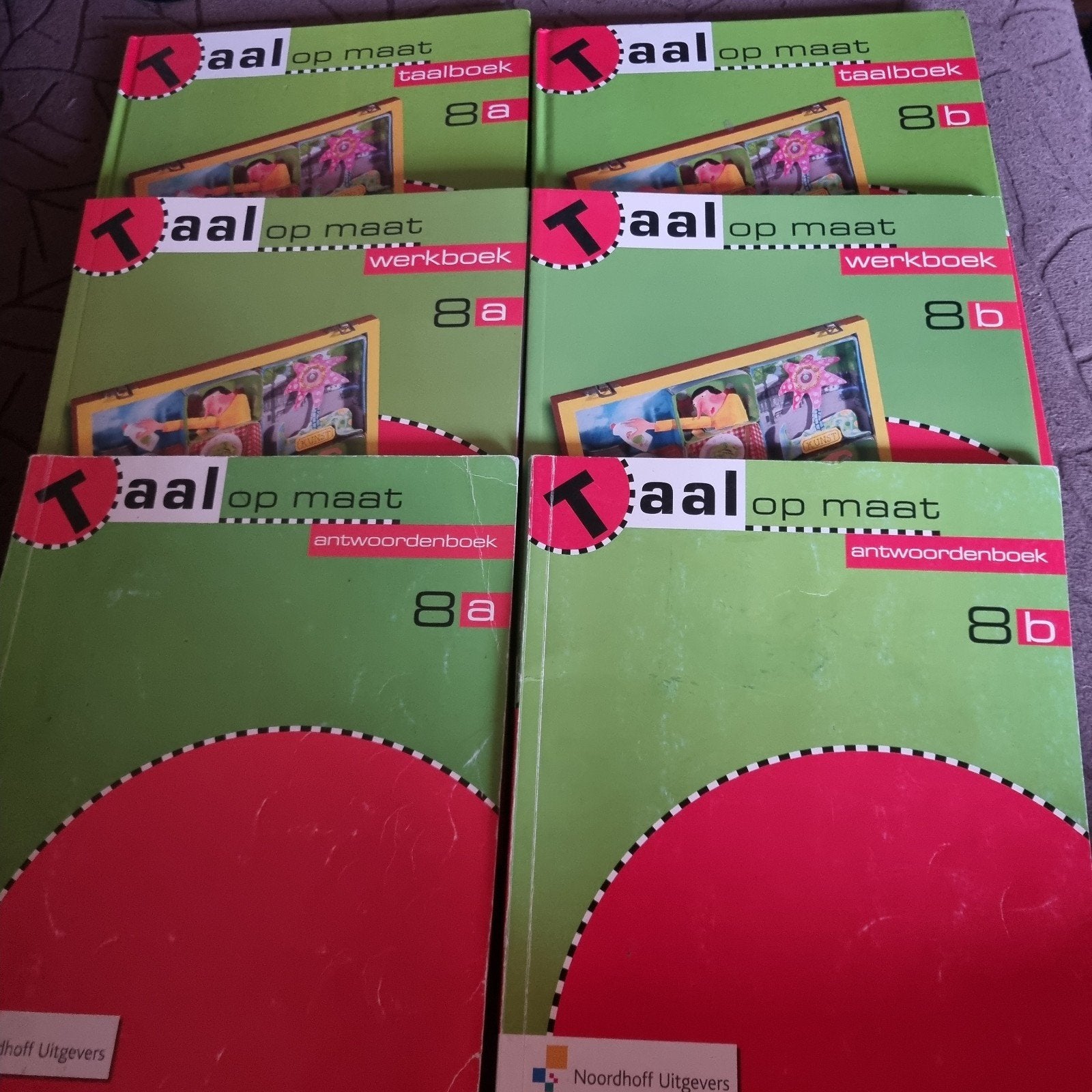 Taal op Maat 8a & 8b: Taalboek, Werkboek, Antwoordenboek, Boeken, Kinderboeken | Jeugd | 10 tot 12 jaar, Gelezen, Ophalen of Verzenden