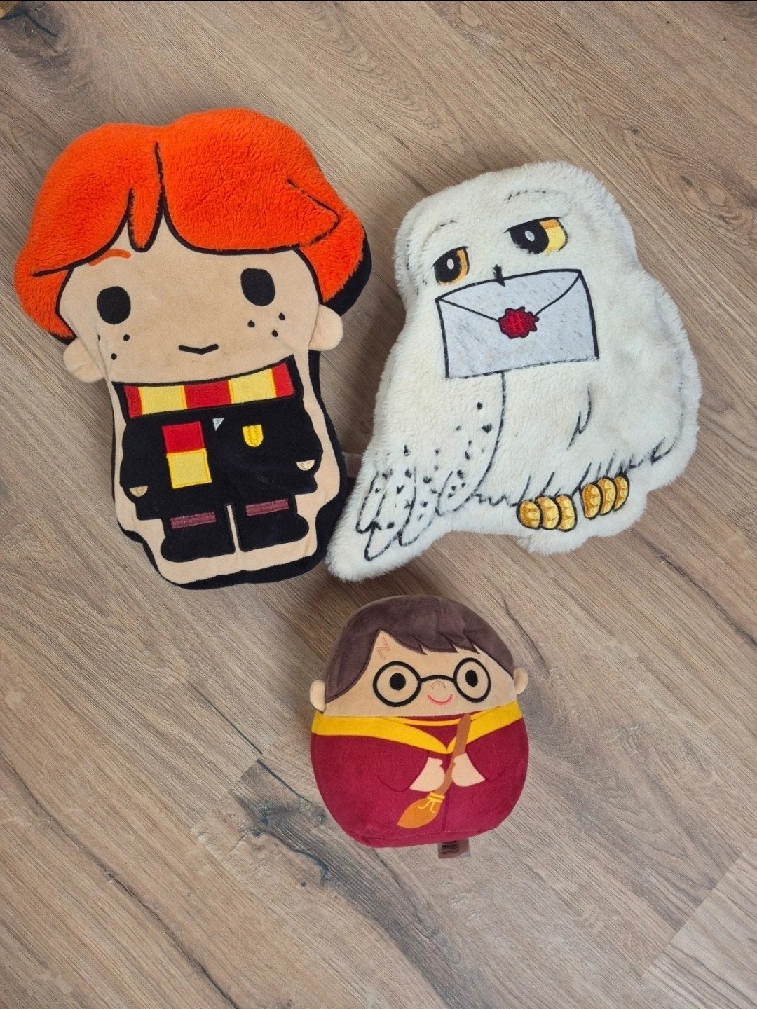 3 Harry Potter knuffels: Ron, Hedwig en Harry, Verzamelen, Harry Potter, Ophalen of Verzenden