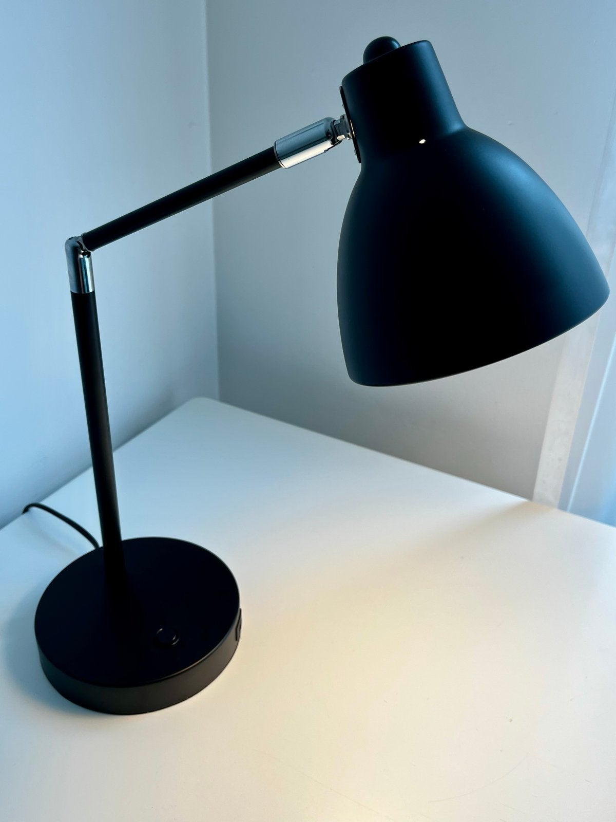 SPOED – HEMA bureaulamp zwart – zo goed als nieuw, Ophalen, Zo goed als nieuw, Metaal, Minder dan 50 cm