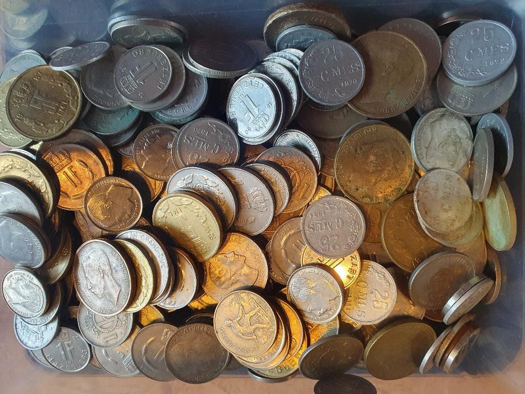 Ruim 1350 gram Luxemburgse Francs!, Ophalen of Verzenden, Overige landen