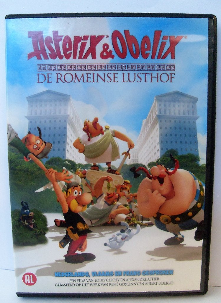 Asterix en Obelix DVD De Romeinse Lusthof, Europees, Tekenfilm, Alle leeftijden, Zo goed als nieuw