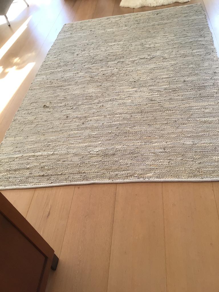 Lederen suède Voddenkleed 170x250cm, Ophalen, 150 tot 200 cm, 200 cm of meer, Zo goed als nieuw