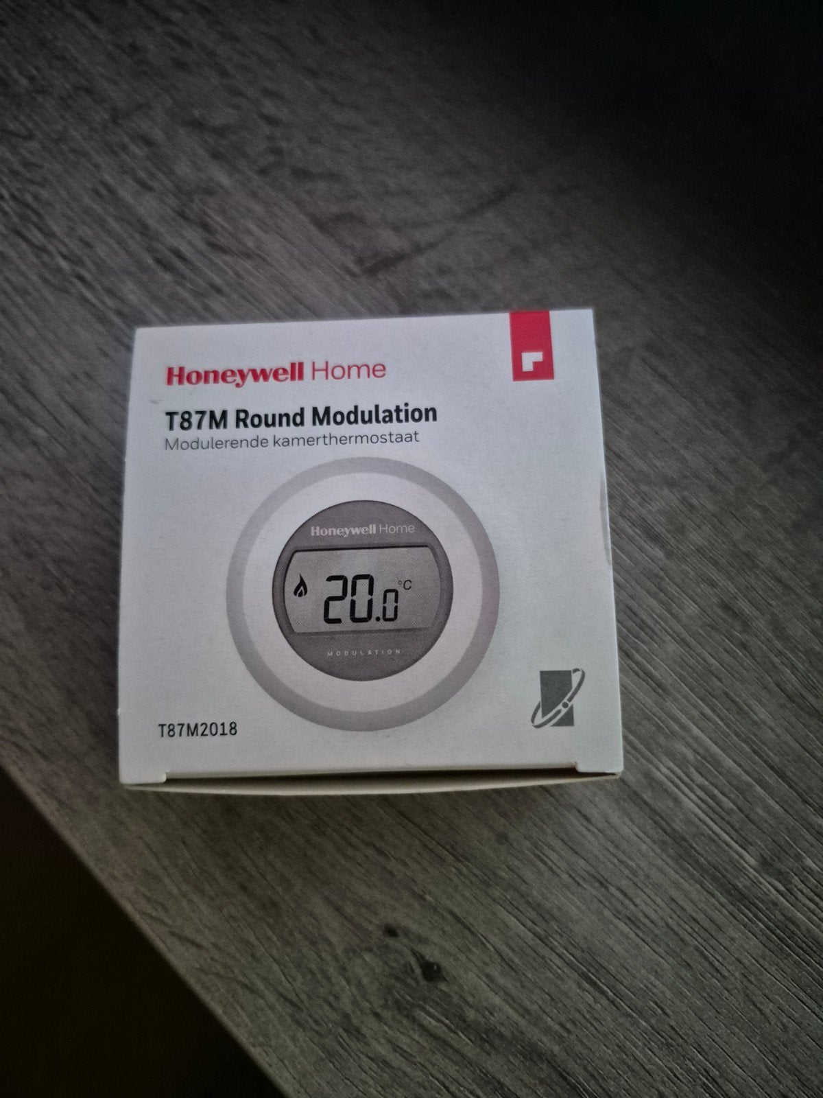 Honeywell Home T87M Round Modulatie Kamerthermostaat, Ophalen of Verzenden, Slimme thermostaat, Nieuw