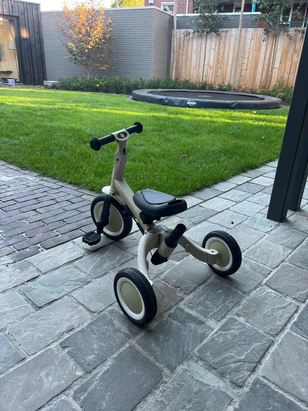 Topmark driewieler loopfiets, Fietsen en Brommers, Ophalen, Zo goed als nieuw, Duwstang