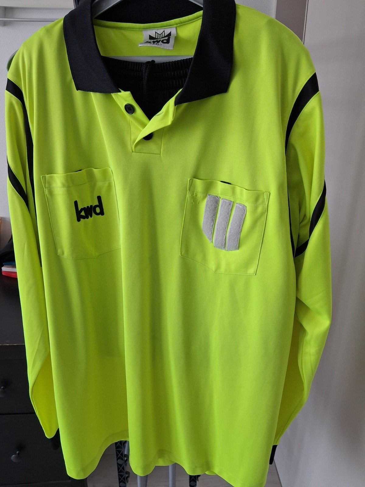 Scheidsrechtersshirts 1setje, Ophalen, Geel, Overige maten, Voetbal