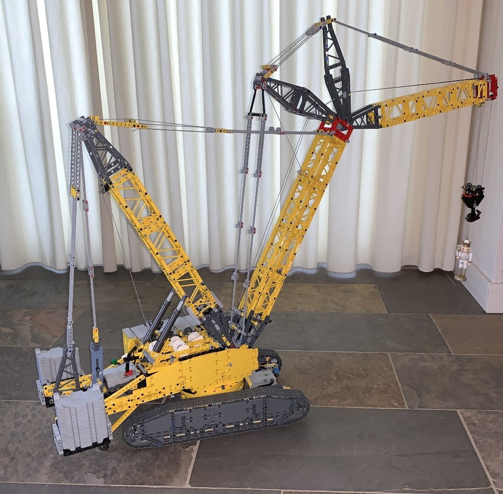 Lego Technic Liebherr LR 13000 (#42146), Ophalen, Inclusief instructies, Gebruikt, Technic