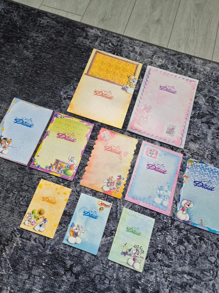 Diddl verzameling uit jaren 90/2000 – veel briefpapier, sets, Ophalen of Verzenden, Zo goed als nieuw, Papier, Kaart of Schrift