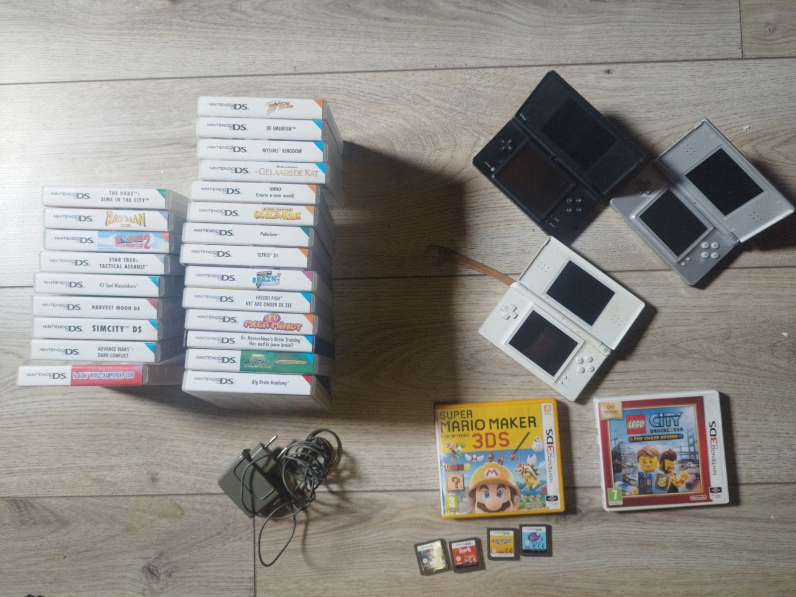 3x Nintendo ds met spellen, Spelcomputers en Games, Games | Nintendo DS, Gebruikt, Verzenden, Overige genres, 1 speler