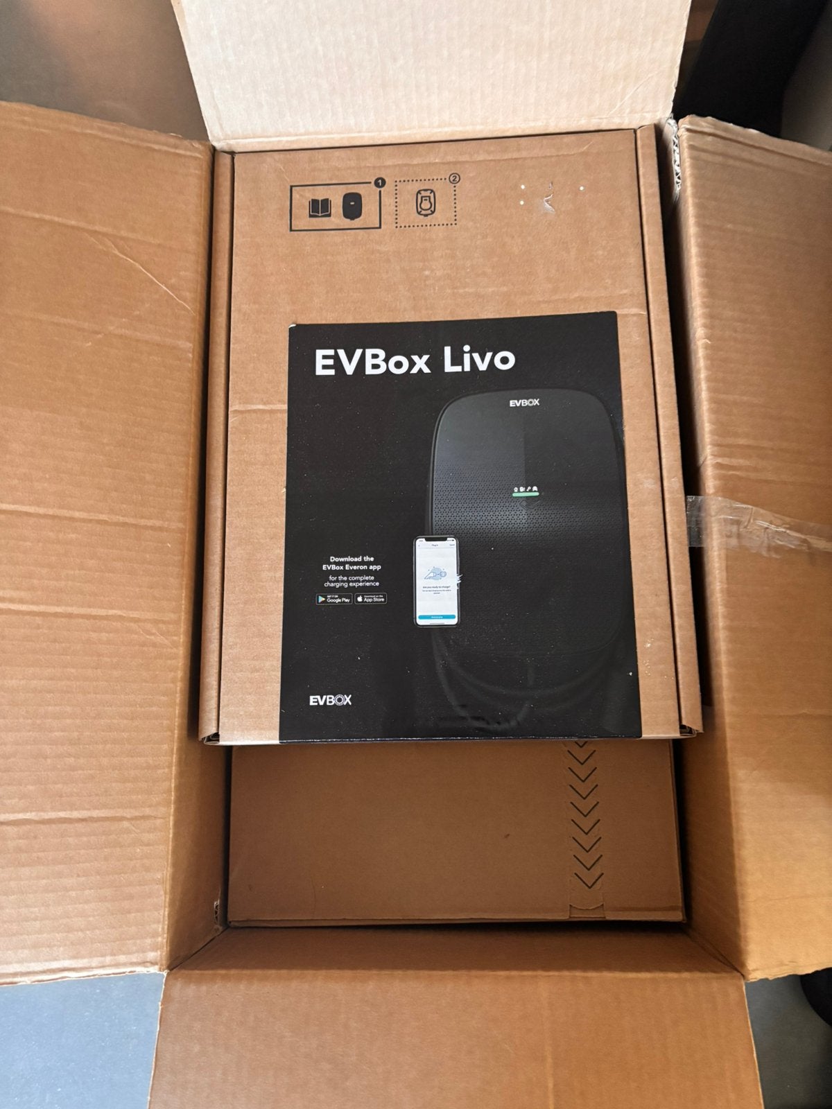 EV Box Livo 2 laadpaal 22kwh met kabel, Auto diversen, Laadpalen, Ophalen of Verzenden, Nieuw, Laadpaal en Laadkabel