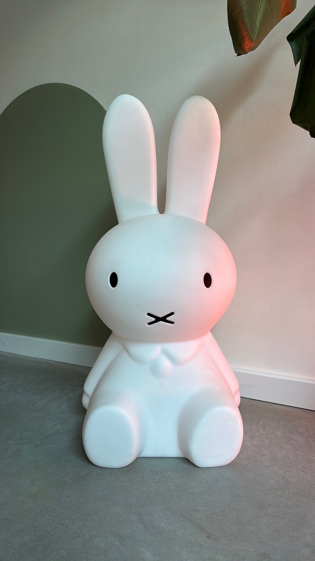 Nijntje XL Lamp (Mr Maria Miffy Lamp XL - LED Dimbaar), Ophalen, Wit, Overige merken, Kunststof