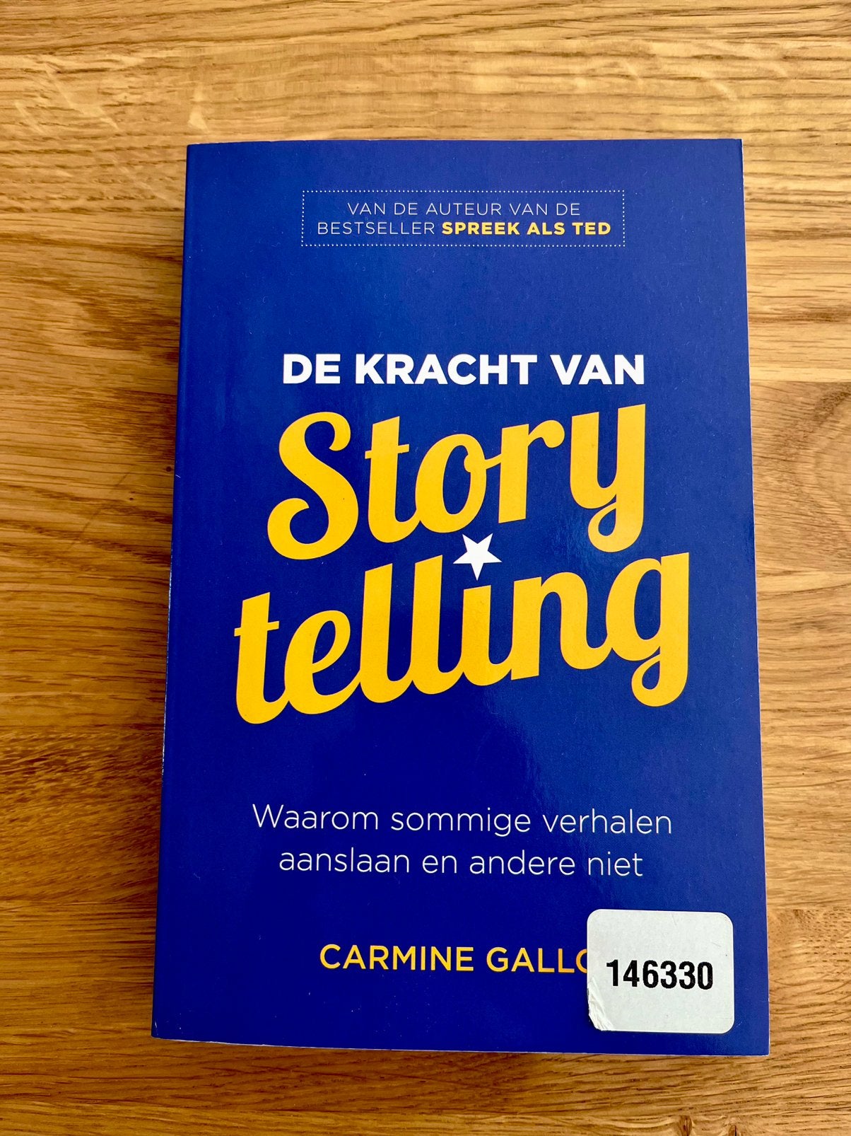 De kracht van story telling, Ophalen of Verzenden, Zo goed als nieuw