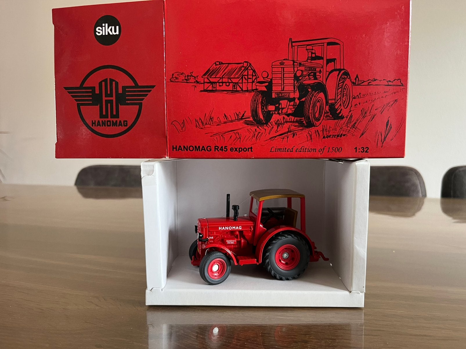 Hanomag R 45 Export trekker Siku Tractor Connection nieuw, Hobby en Vrije tijd, Modelauto's | 1:32, Ophalen of Verzenden, Nieuw