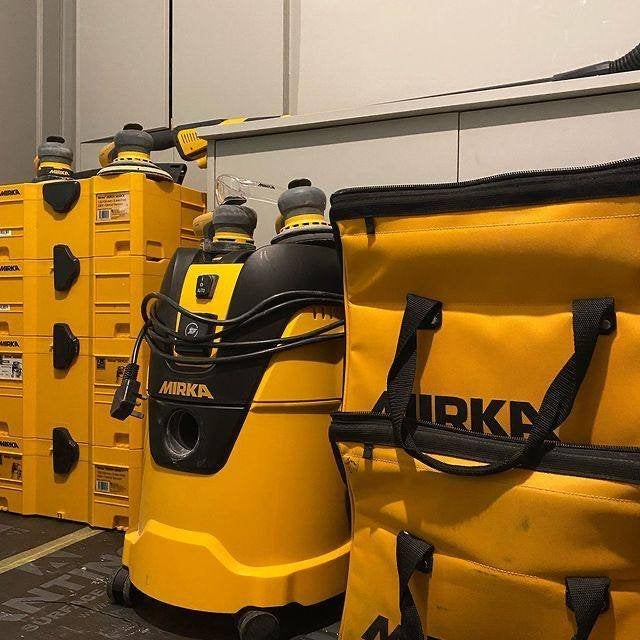 Mirka schuur sets + Mirka schuurpapier!., Ophalen, Gebruikt, 600 tot 1200 watt, Excentrische schuurmachine