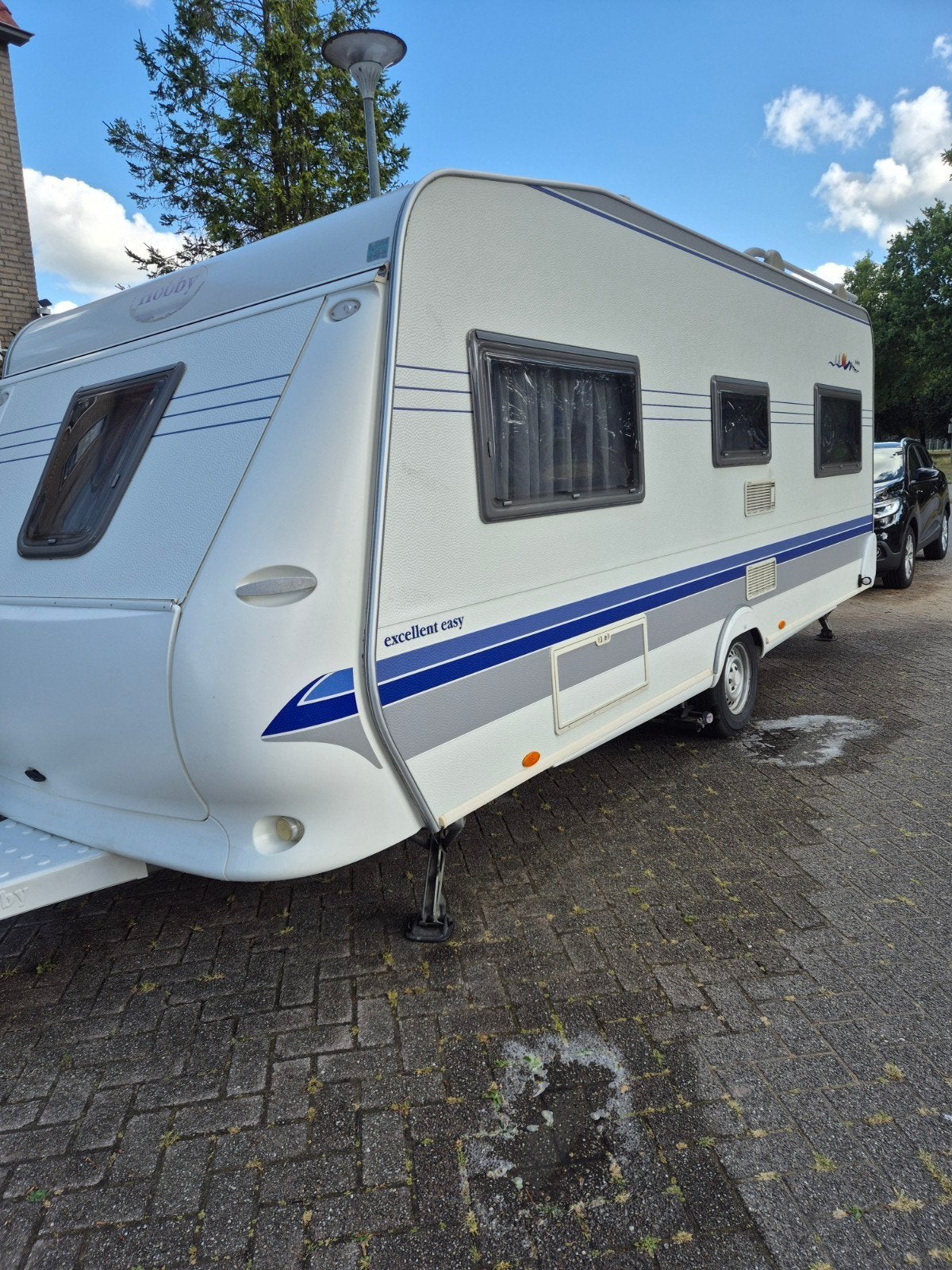 Hobby 24 Excellent Easy uit 2006 met mover en luifel, Rondzit, Hobby, 7 tot 8 meter, Mover