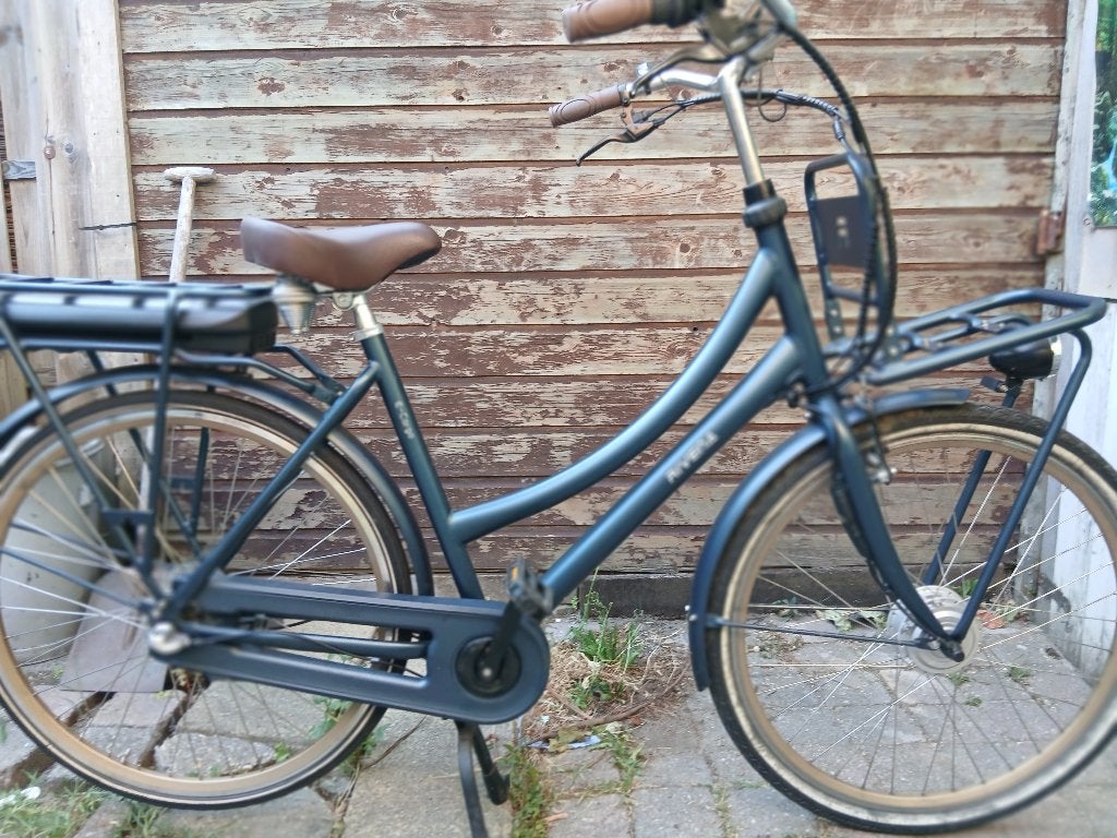 Zeer goeie elektrische dames fiets, Fietsen en Brommers, Versnellingen, Zo goed als nieuw, 50 tot 53 cm, Schijfrem
