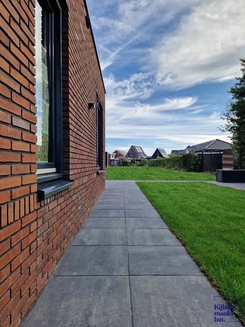 Terrastegel, H20 comfort square black slate 60x60x4, Tuin en Terras, Nieuw, Ophalen of Verzenden, 10 m² of meer, Beton