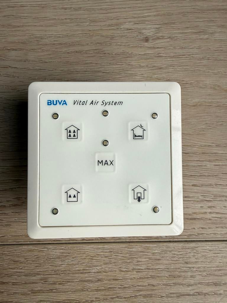 BUVA Vital Air System Schakelaar - Ventilatie Bediening, Doe-het-zelf en Verbouw, Ventilatie en Afzuiging, Ophalen of Verzenden