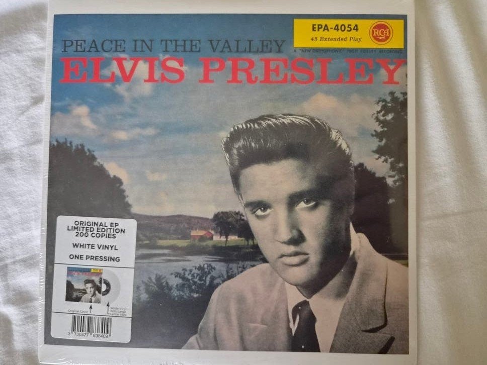 Elvis Presley - Peace in the Valley (Witte Vinyl EP), Verzenden, EP, EP, Religie en Gospel